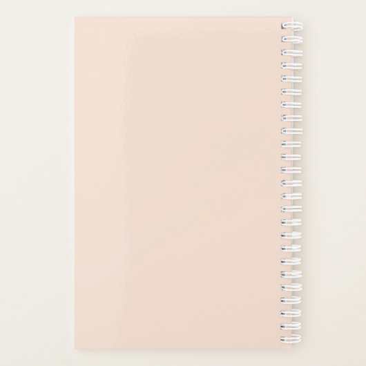 フェイクバラ金ゴールドエレガントモダン最小幾何学 プランナー手帳 (裏面)