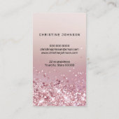 フェイクバラ金ゴールドグリッターシーホースのロゴ 名刺 (裏面)