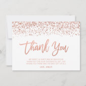 フェイクバラ金ゴールドグリッタースイート16 サンキューカード (正面)