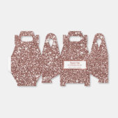 フェイクバラ金ゴールドグリッターテクスチャルック&カスタム文字 フェイバーボックス (折り畳みなし)