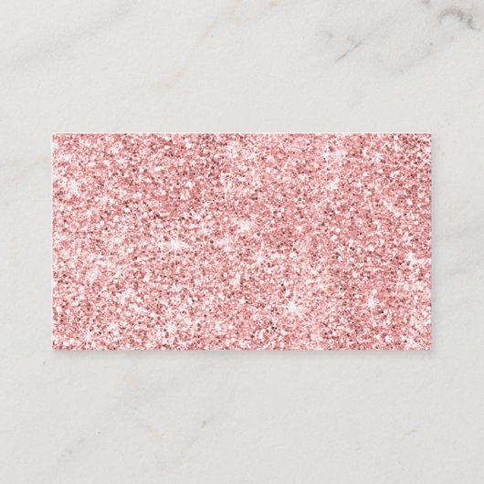 フェイクバラ金ゴールドグリッターネイリストブラック 名刺 (裏面)