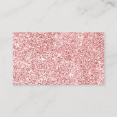 フェイクバラ金ゴールドグリッターネイリスト赤面  名刺 (裏面)