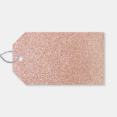 フェイクバラ金ゴールドグリッター2024タイポグラフィ新年 ギフトタグ (裏面横)