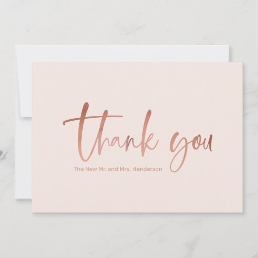 フェイクバラ金ゴールドス結婚クリプトのサンキューカード サンキューカード (正面)