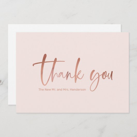 フェイクバラ金ゴールドス結婚クリプトのサンキューカード サンキューカード (正面/裏面)