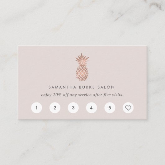 フェイクバラ金ゴールドパイナップルロイヤリティカード ロイヤリティカード (正面)