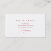 フェイクバラ金ゴールドフォイル音楽トレブルクレフ、 音符記号 名刺 (裏面)