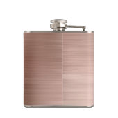 フェイクバラ金ゴールドブラシ仕上げ金属 フラスク (裏面)