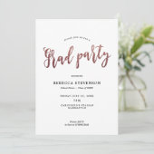 フェイクバラ金ゴールド卒業パーティーの招待 招待状 (スタンド正面)