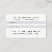 フェイクバラ金ゴールド抽象芸術のロゴ紹介 紹介カード (裏面)