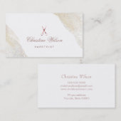 フェイクバラ金ゴールド美容師 名刺 (正面/裏面)