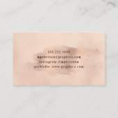 フェイクバラ金ゴールド銅箔 |グラフィックデザイナー 名刺 (裏面)