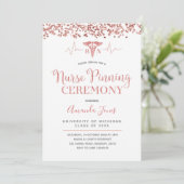 フェイクバラ金ゴールドRNナースピン留め式 招待状 (スタンド正面)