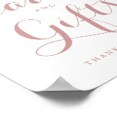 フェイクバラ金箔紙吹雪カード及びギフト ポスター (角)