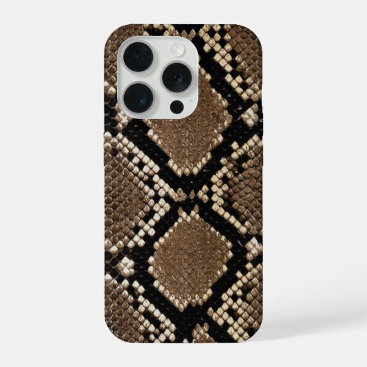 フェイクパイソン スネークスキン iPhoneケース (裏面)