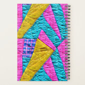 フェイクパッチワークキルトボホフォークアーインスパイアト プランナー手帳 (裏面)