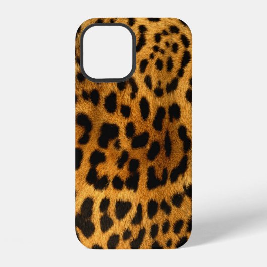 フェイクヒョウ柄 iPhoneケース (裏面)