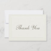 フェイクフォーマル伝統的結婚・ありがとう サンキューカード (正面)