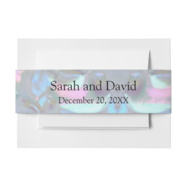 フェイクマザーオブパール招待ベリーバンド 招待状ベリーバンド