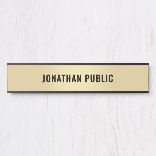 フェイクミニマルモダンデザインエレガントホーム サインプレート (正面)