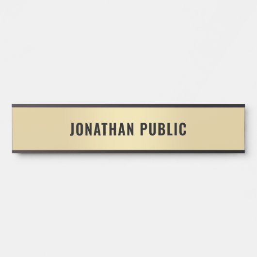 フェイクミニマルモダンデザインエレガントホーム サインプレート (正面)