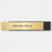 フェイクモダンシンプルスタイリッシュテンプレート長 サインプレート (正面)