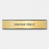 フェイクモダンシンプルスタイリッシュテンプレート長 サインプレート (正面)