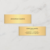 フェイクモダンシンプルテンプレートエレガントトレンディー スキニー名刺 (正面/裏面)