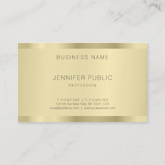 フェイクモダンシンプルデザインテンプレートエレガント 名刺 (裏面)