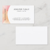 フェイクモダンシンプル金ゴールドテンプレートプロフェッショナル 名刺 (正面/裏面)