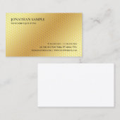 フェイクモダンプロフェッショナルシンプルテンプレート 名刺 (正面/裏面)