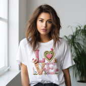 フェイクヤーンで編まれた"LOVE" トライブレンドＴシャツ