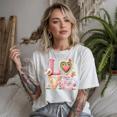 フェイクヤーンで編まれた"LOVE" トライブレンドＴシャツ