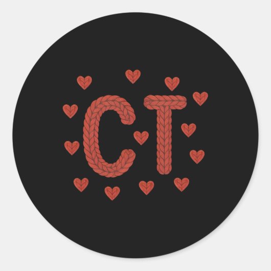 フェイクヤーン かぎ針 CT技術者 CT技師 CAT検査 ラウンドシール (正面)
