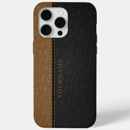 フェイクレザーステッチ Case-Mate iPhoneケース (裏面)