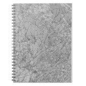 フェイク割れ壊れたデザインおもしろい – 盗難防止 ノートブック (正面)