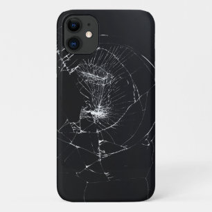 フェイク割れ壊れたデザインおもしろい – 盗難防止 iPhone 11 ケース
