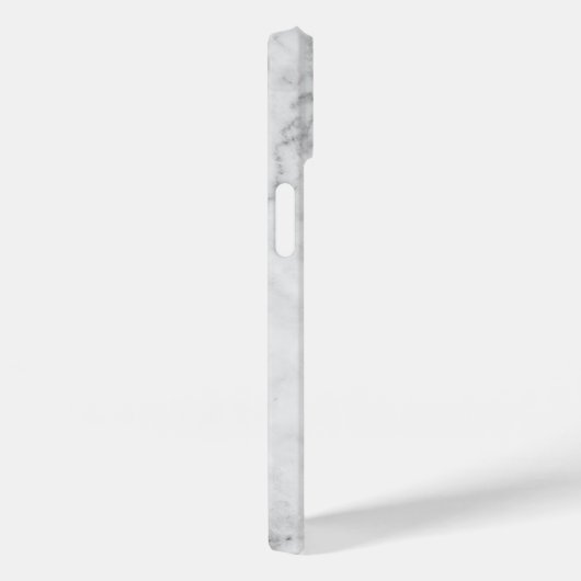 フェイク大理石と書道カスタム灰色の名前 Case-Mate iPhoneケース (裏面 / 右)