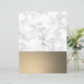 フェイク大理石と金ゴールドグリッター (スタンド正面)