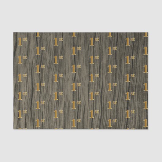 フェイク木材、フェイク金ゴールド1番目(最初)のイベント 薄葉紙 (正面)