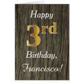 フェイク木、フェイク金ゴールド3歳+名前をカスタムする (正面)