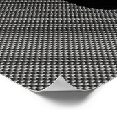 フェイク炭素繊維サイクリング ポスター (角)