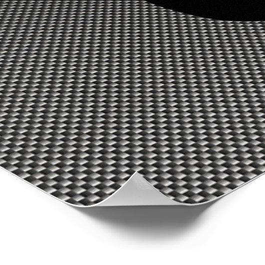 フェイク炭素繊維サイクリング ポスター (角)