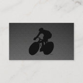 フェイク炭素繊維サイクリング 名刺 (裏面)