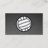 フェイク炭素繊維バレーボール 名刺 (裏面)