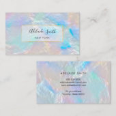 フェイク真珠光沢効果名刺 名刺 (正面/裏面)