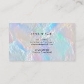 フェイク真珠光沢効果名刺 名刺 (裏面)