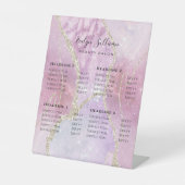 フェイク真珠光沢効果美しいサロン価格表 台座サイン (正面)