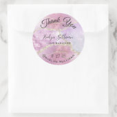 フェイク真珠光沢効果 ラウンドシール (バッグ)