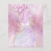 フェイク真珠効果美しいサロン チラシ (裏面)